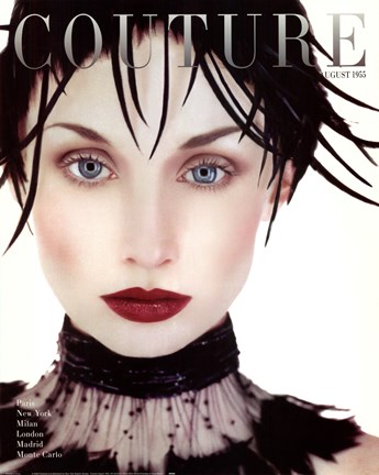 Framed Couture August 1955 Print