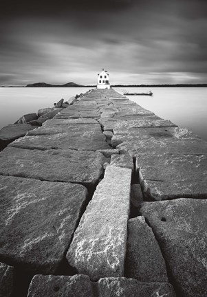 Framed Breakwater Light Print