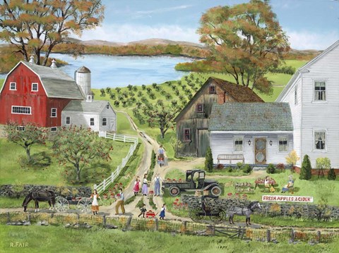 Framed Apple Sale Print