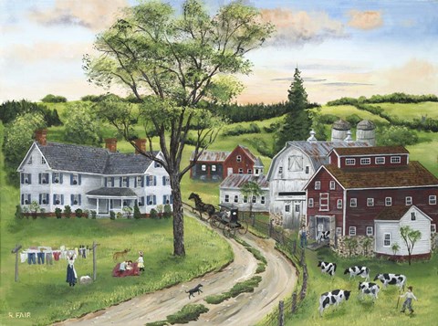 Framed End of the Day Print