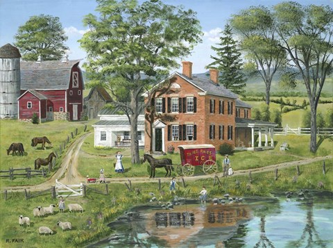 Framed Ice Delivery Print