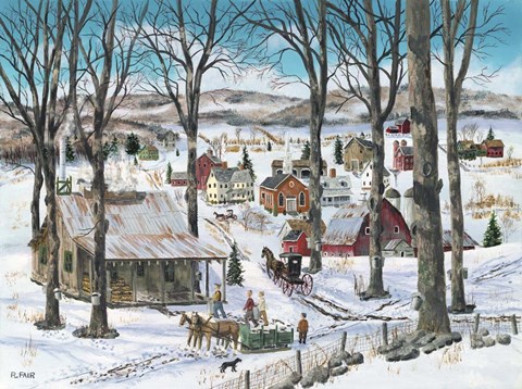 Framed Sap to Syrup Print