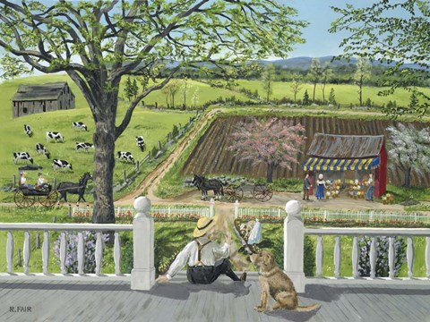 Framed Spring Blooms Print