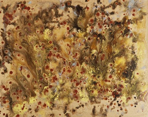 Framed Liquid Energy I Print