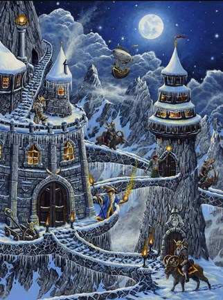 Framed Wizards Call to Arms Print