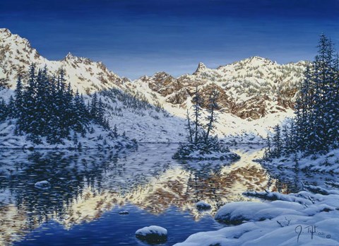 Framed Lake Minotaur Print