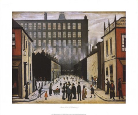 Framed Street Scene (Pendlebury) Print