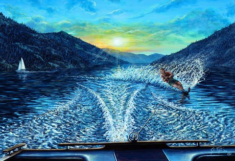 Framed L. Chelan Print