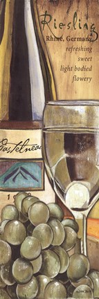 Framed Riesling Print