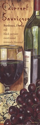 Framed Cabernet Sauvignon Print