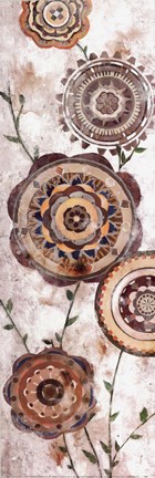 Framed Global Garden I Print