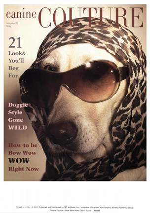 Framed Bow Wow Wow Print