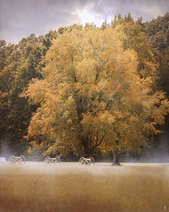 Framed Morning On The Battlefield Print