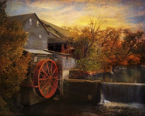 Framed Old Mill Print