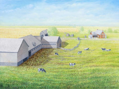 Framed Emerald Acres Print