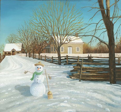 Framed Jack Frost Print