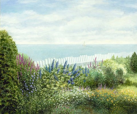 Framed Cape Cod Garden Print