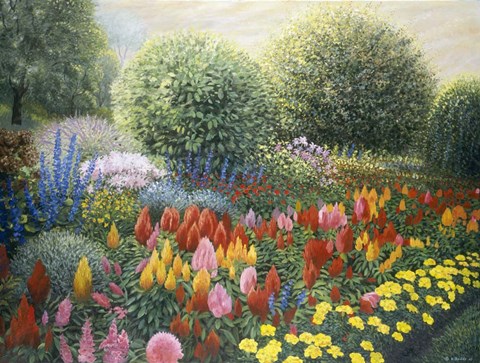 Framed Ornamental Garden Print