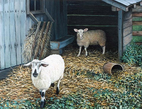 Framed Best Friends Print