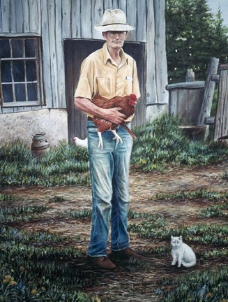 Framed Russell Print