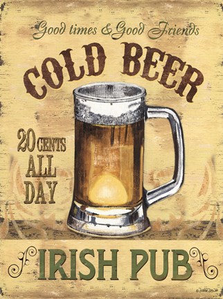 Framed Irish Pub Print