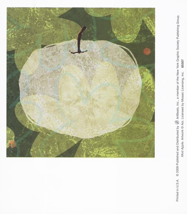 Framed Mod Apple Print