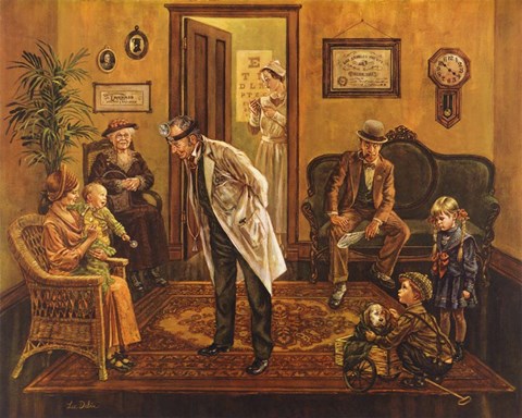 Framed Doctors Office Print