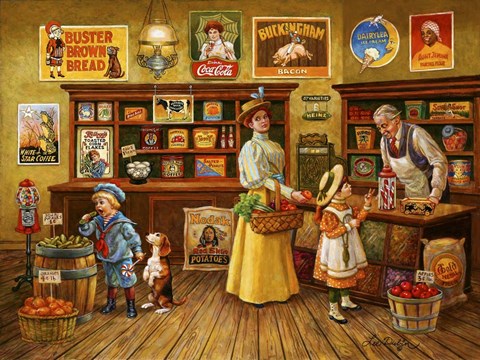 Framed Country Store Print
