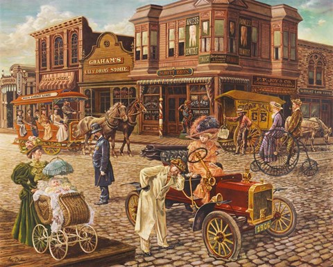 Framed Main Street Print