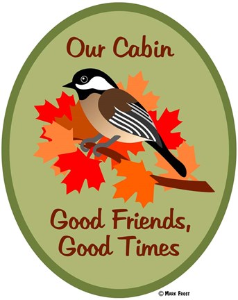 Framed Good Friends Good Times Print