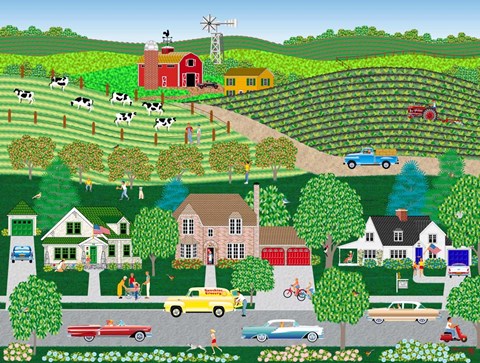 Framed Sunshine Grocery Print