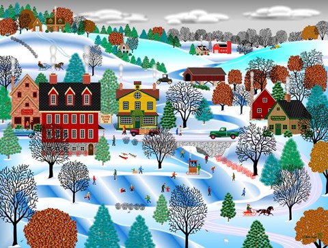 Framed Krinkle Creek Print