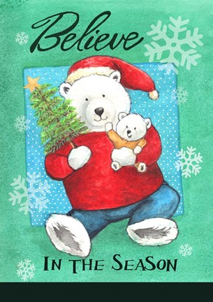 Framed Polar Believe Print