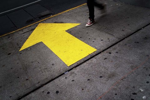 Framed NYC Directions Print