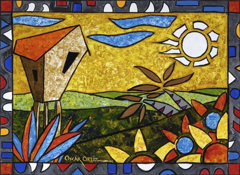 Framed In the Country I Print