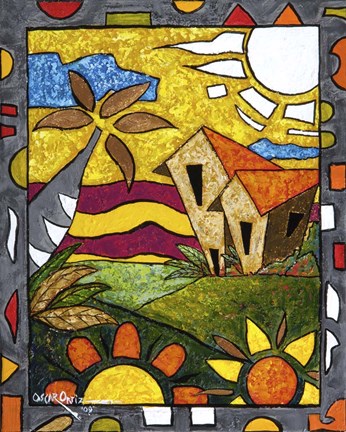 Framed In the Country II Print