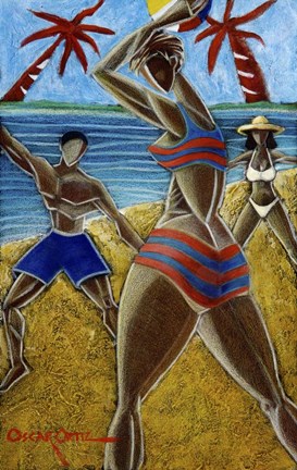 Framed En Luquillo Se Goza Print