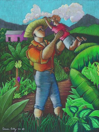 Framed Father and Son Print