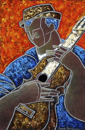 Framed Solo De Cuatro Print