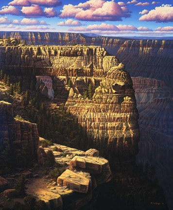 Framed Heaven And Earth Print