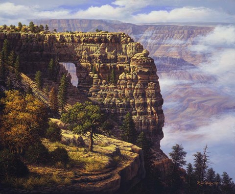 Framed Angel's Window Print