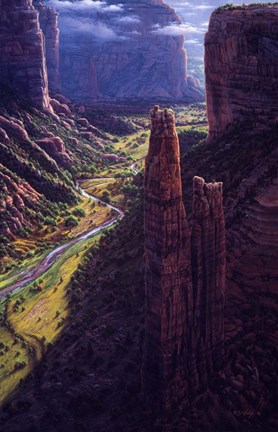 Framed Chasm Of Dreams Print