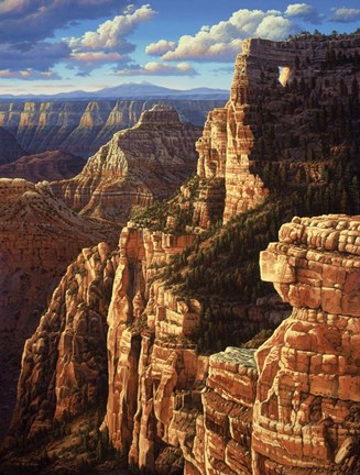 Framed Window To Heaven Print