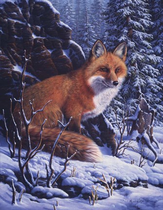 Framed Audible Hush Print