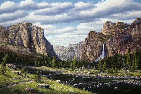 Framed River Of Mercy Print