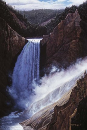 Framed Voice Of Yellowstone Print