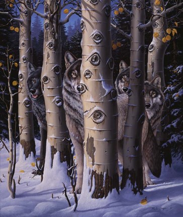 Framed Eyes Of The King Print