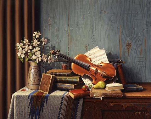 Framed New Violin Print