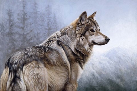 Framed King Of The Hill Print