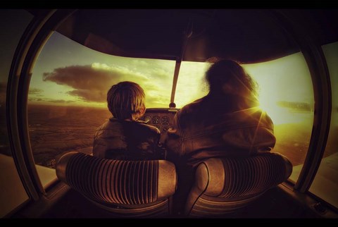 Framed Le Petite Prince Print